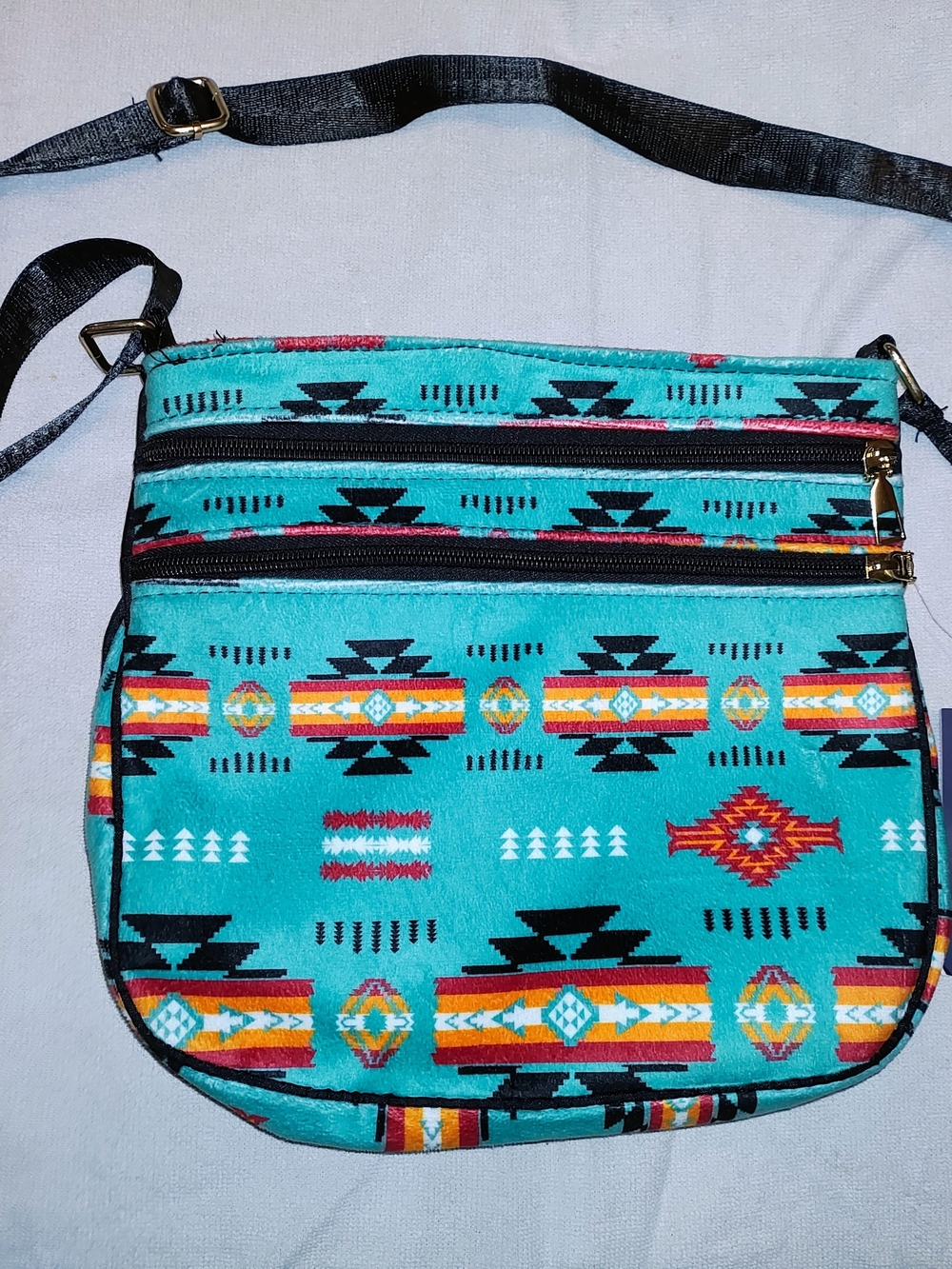 Nu Trendz Signature Collection Fleece Crossbody Purse - NWT